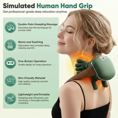 Bionic Hand Neck & Shoulder Massager with Heat